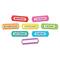 Ashley Productions Days of the Week White Polka Dots Magnetic Die-Cut Timesavers & Labels, 3 Packs of 8